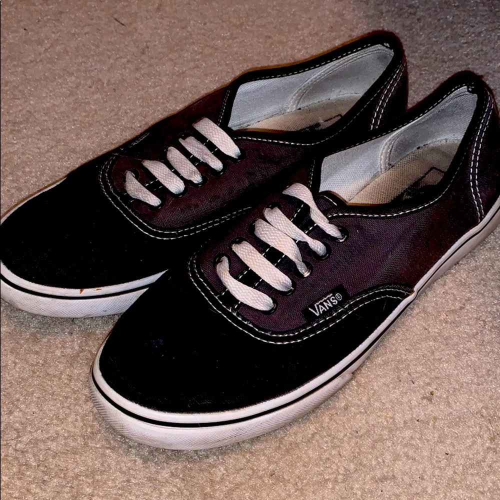 Vans black and grey size 4.5 men’s shoes.